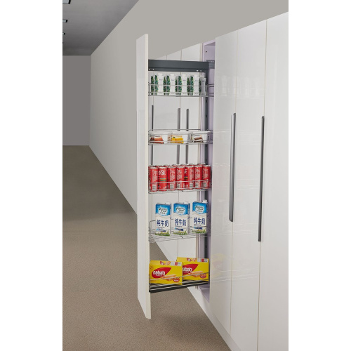 Side Pull Out Wire Basket Tall Unit